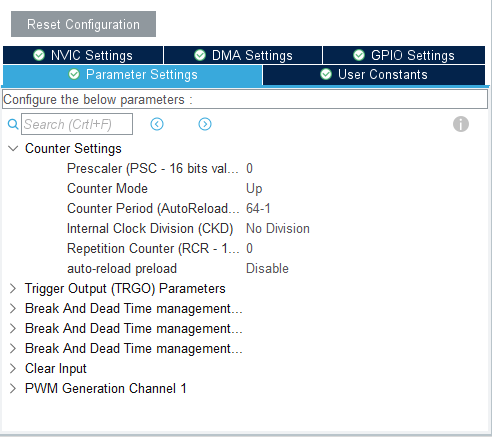 BLE project with stm32