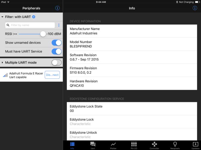 At the bottom of the app, tap the Controller button