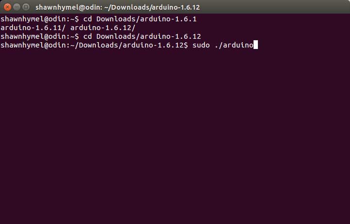 download Arduino IDE, run it as root: sudo ./arduino